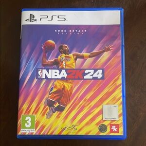 NBA 24 Kobe Bryant Edition for PS5 - like new!